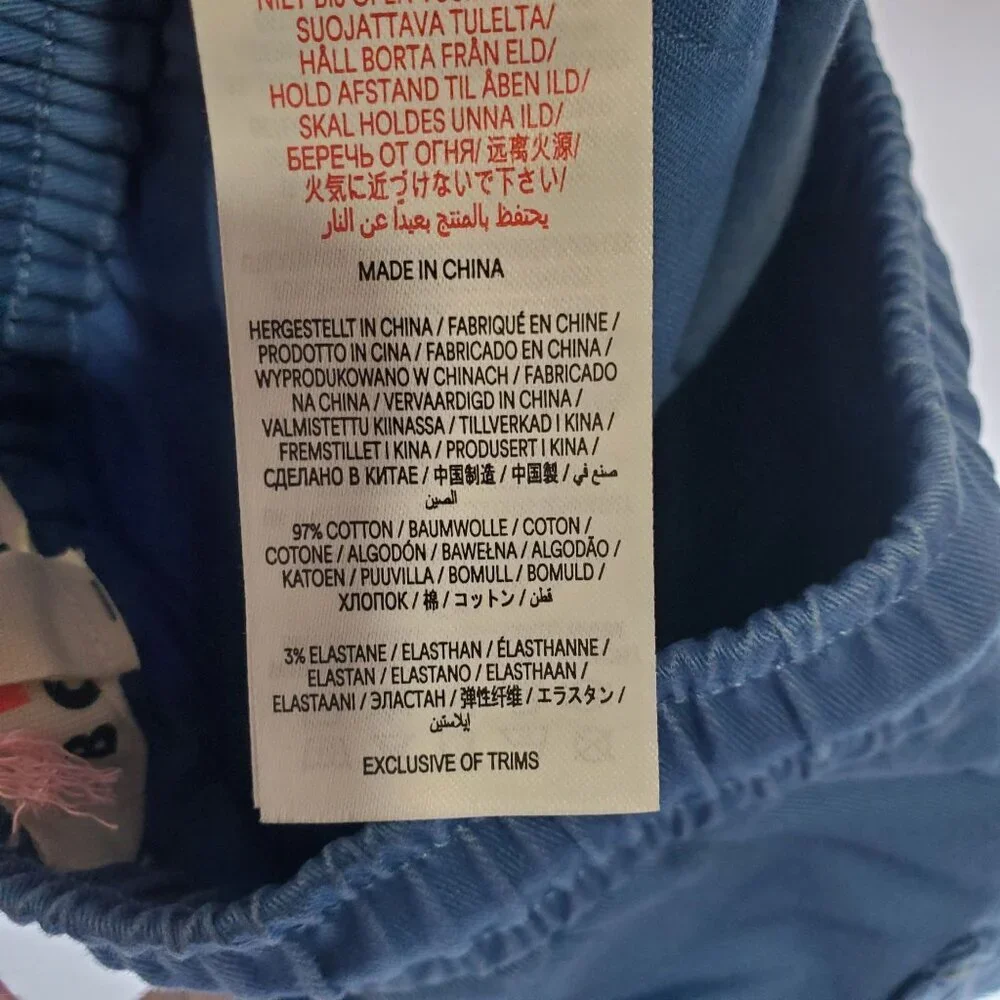 Boden Slim Pull On Trousers Kids 3 - 4 Y NWT Relaxed Fit Draw String Waist
